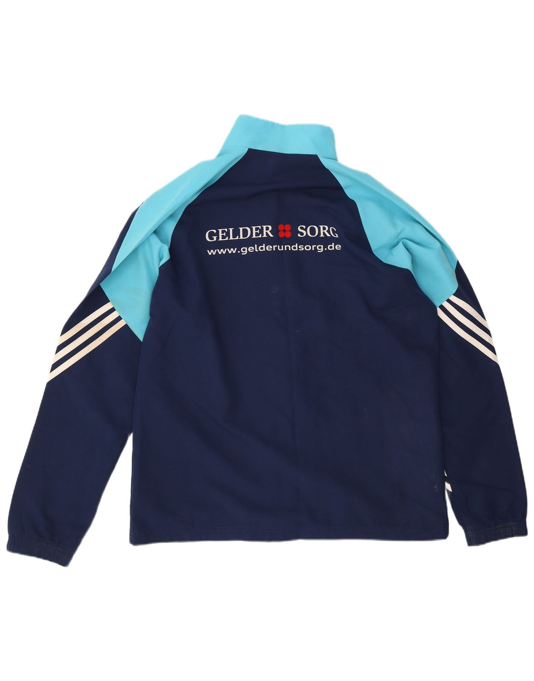 Adidas Giacca da uomo con grafica grafica, giacca grande, colore blu navy