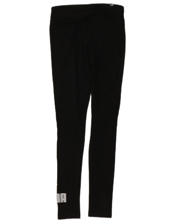 Leggings grafici da donna Puma UK 4 XS cotone nero