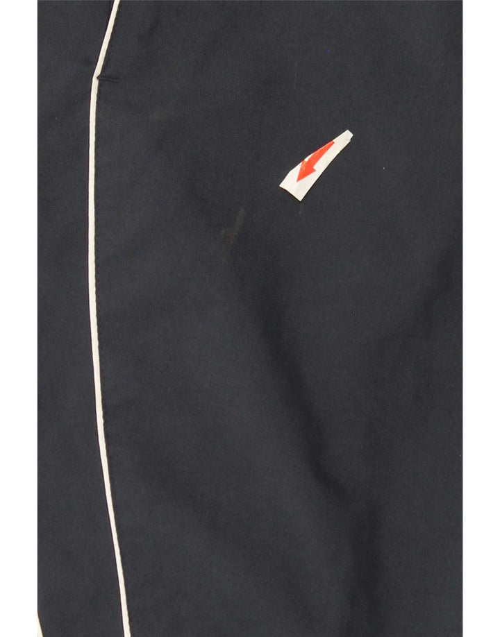 Pantaloni da tuta da uomo Adidas Joggers grandi in poliestere a righe blu navy