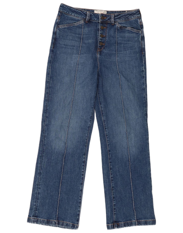 Fat Face Jeans da donna Elise a gamba larga UK 12 Medio W32 L30 Cotone blu