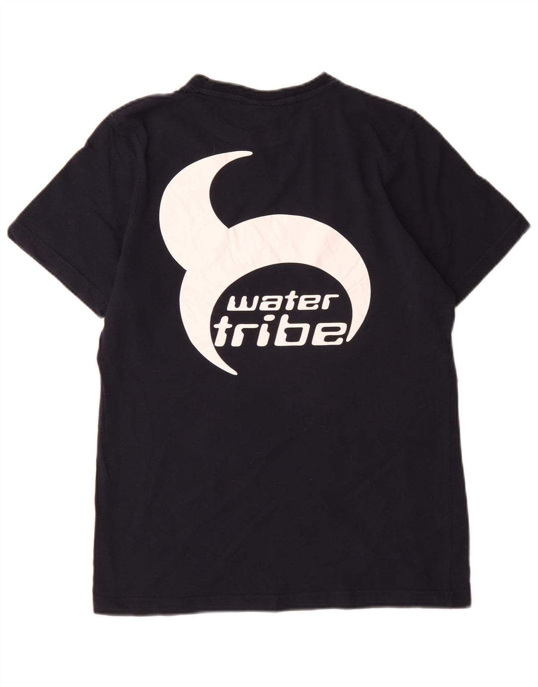 T-shirt grafica da uomo Slam Top in cotone blu navy medio