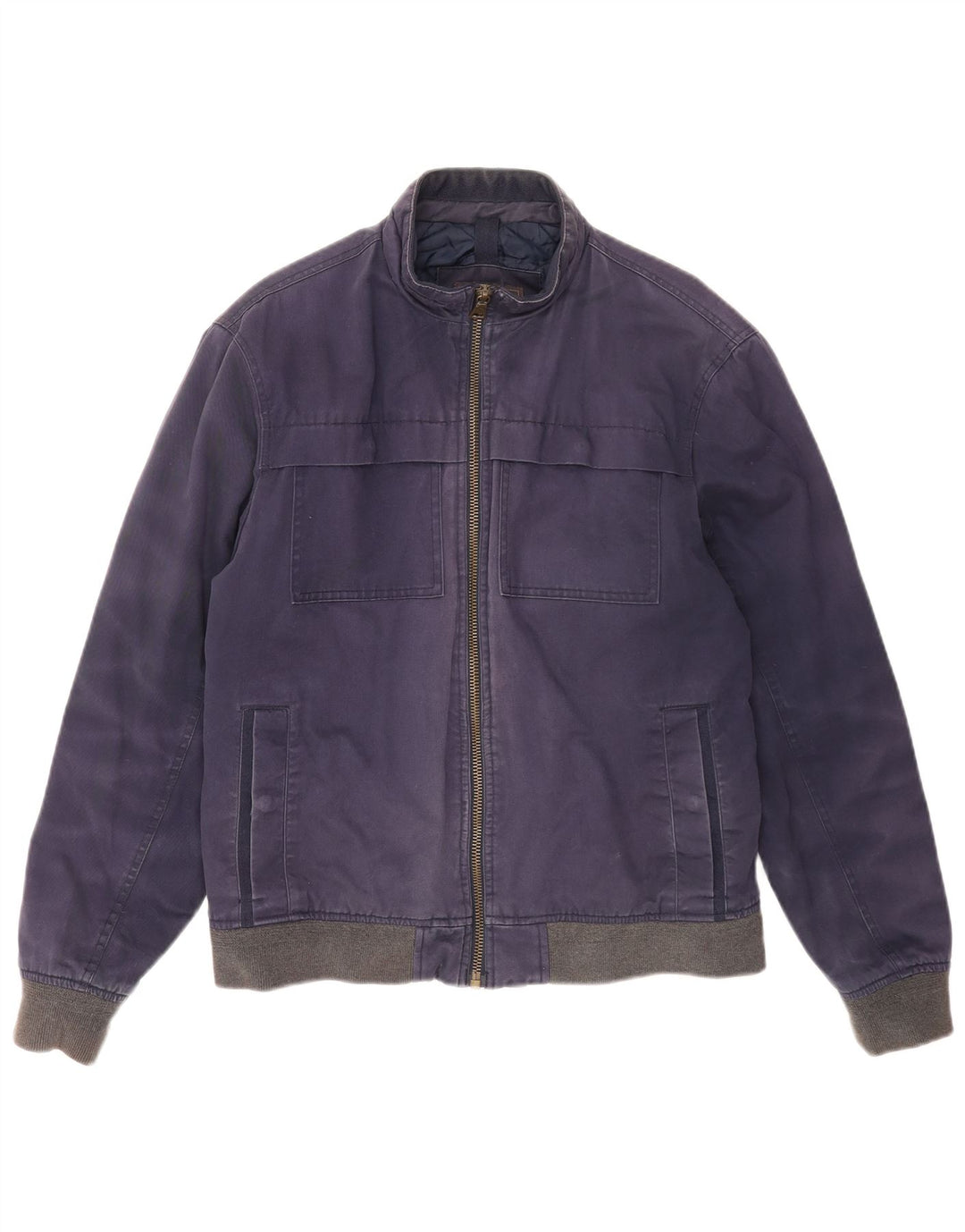 Giubbotto bomber da uomo Marks & Spencer UK 38 medio blu navy