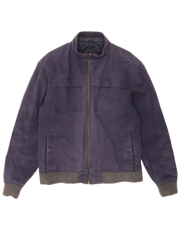 Giubbotto bomber da uomo Marks & Spencer UK 38 medio blu navy