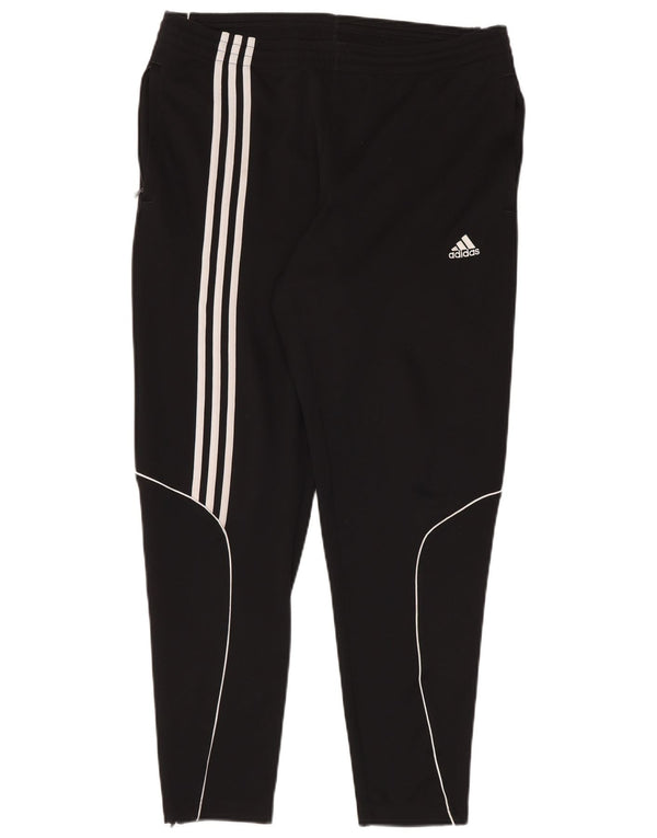 Pantaloni da tuta da uomo Adidas Large neri in poliestere