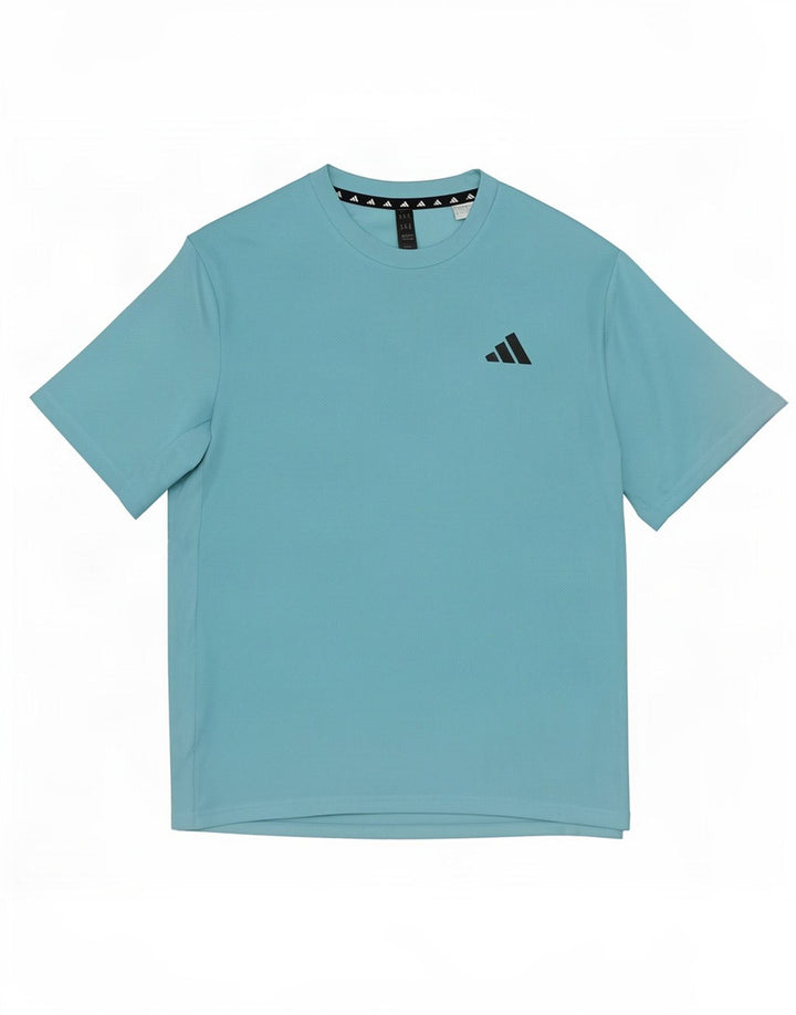 T-shirt da uomo Adidas Top Small blu in poliestere