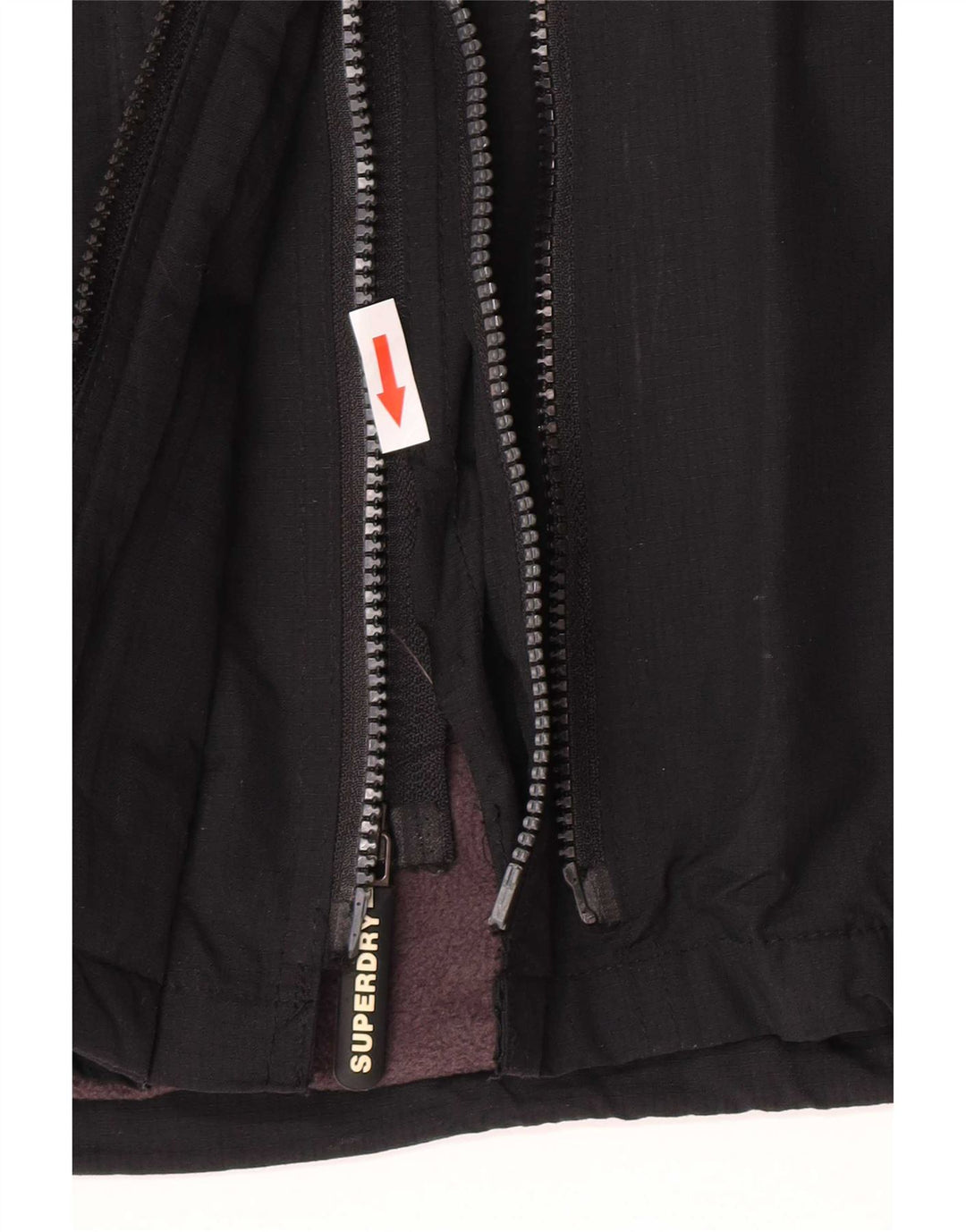 Superdry Giacca a vento da uomo The Windcheater Graphic UK 38 Medium Black