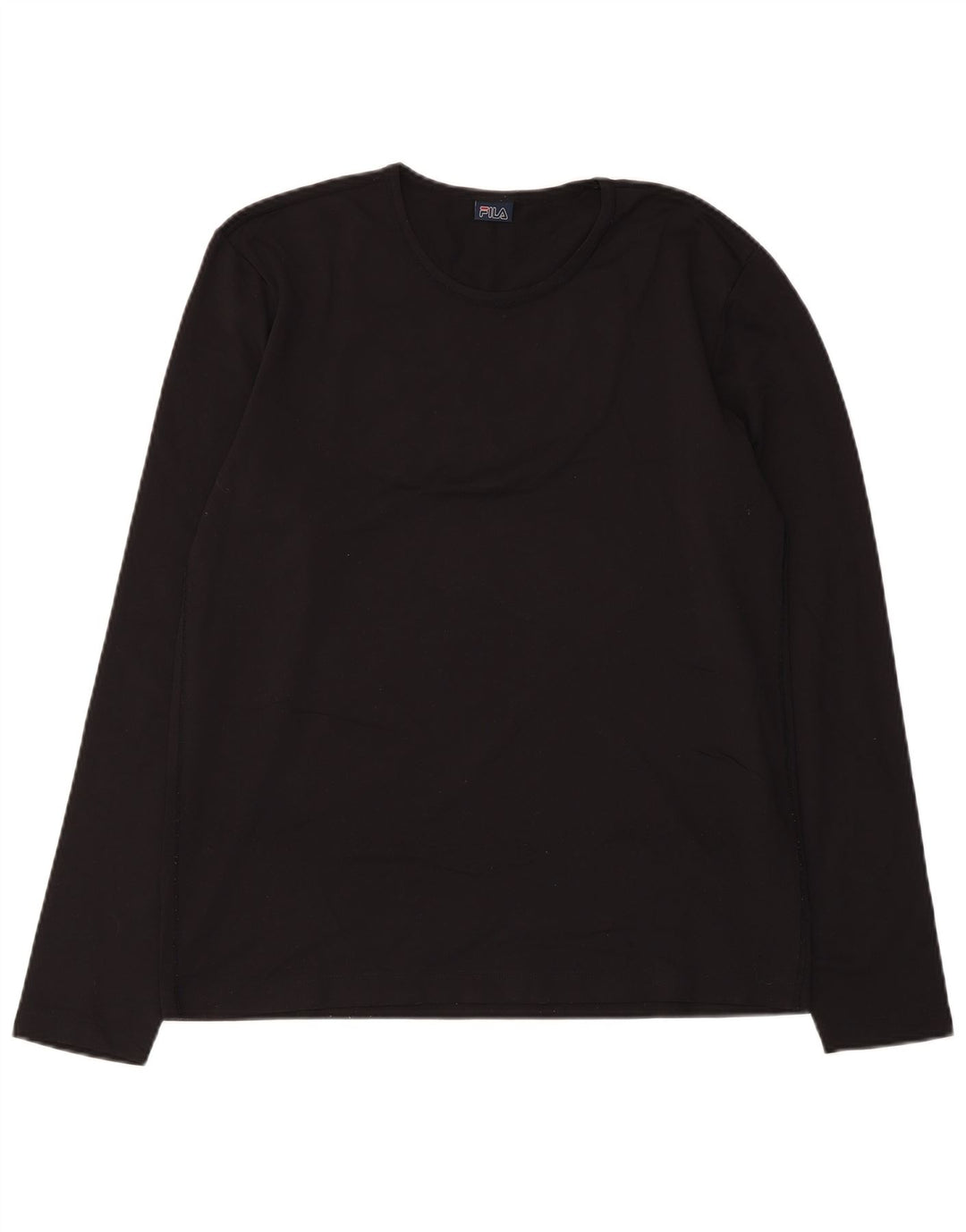 Maglia da uomo FILA manica lunga media nera