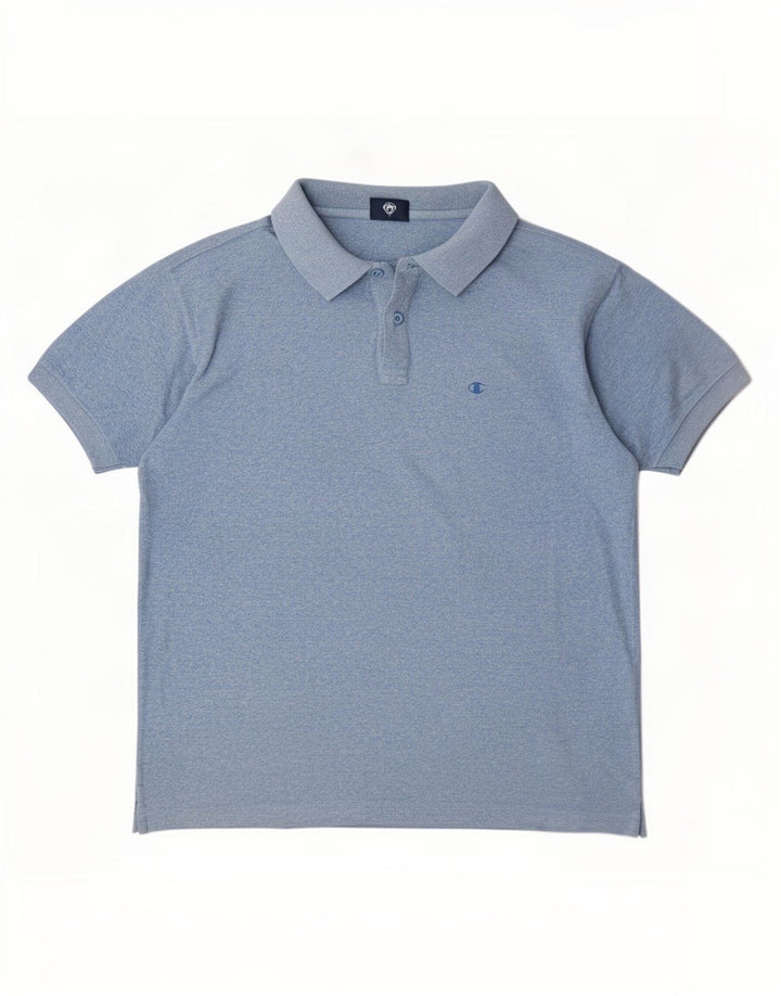 Polo da uomo Champion piccola blu