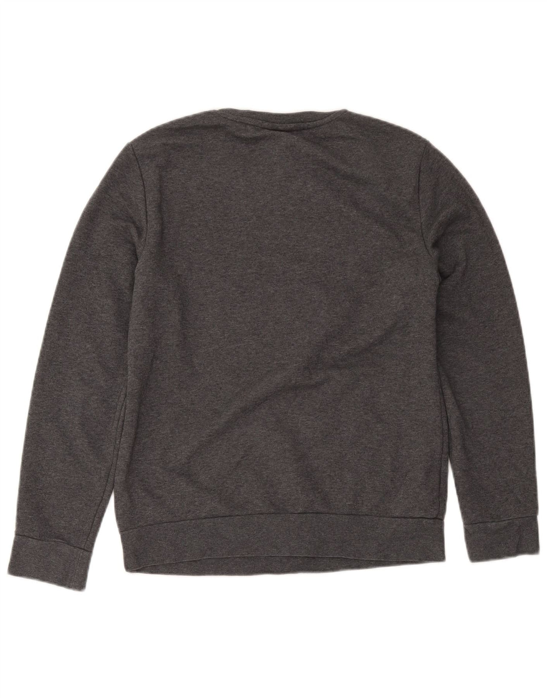 Felpa grafica da donna Adidas Jumper UK 12/14 Cotone grigio medio