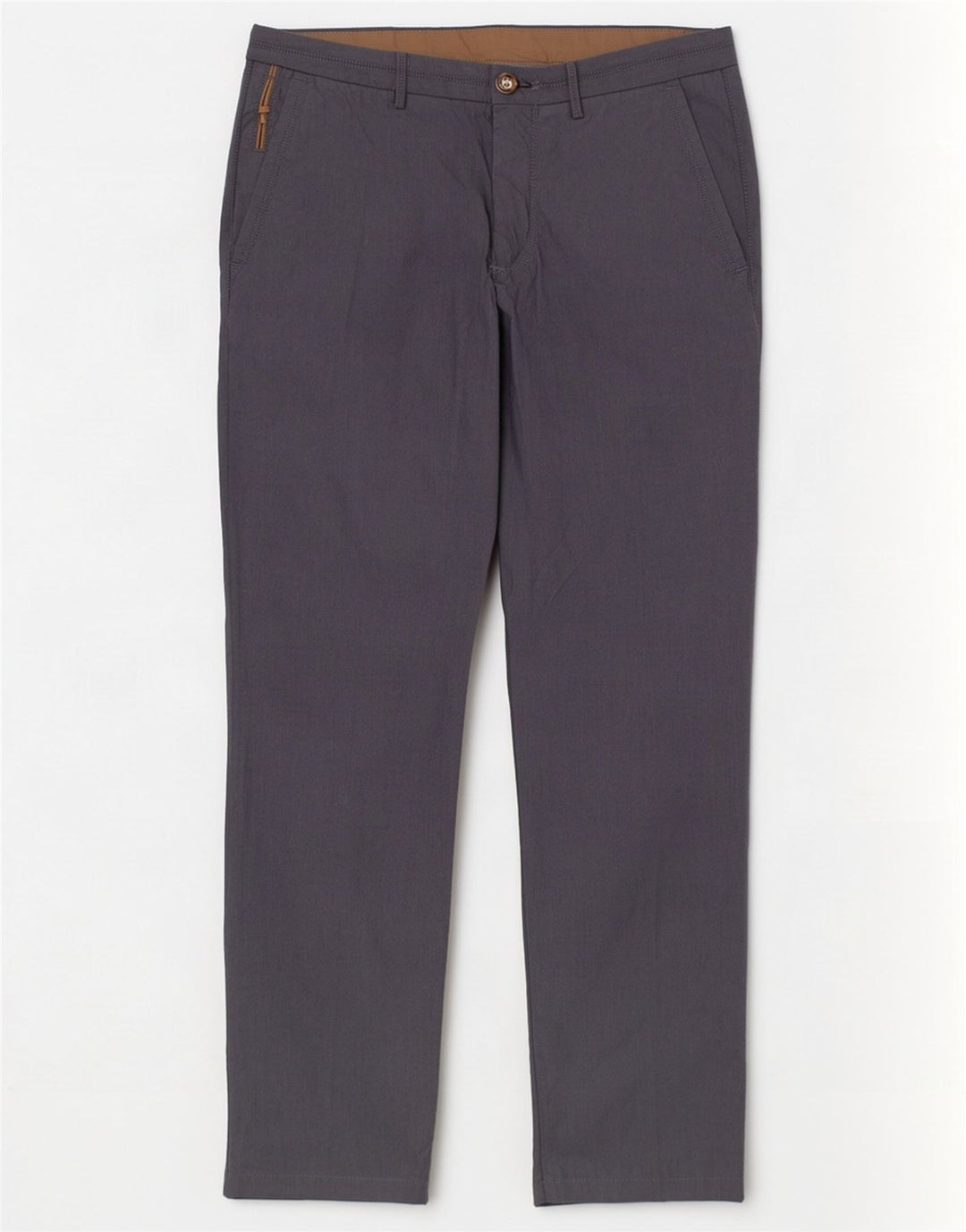 Pantaloni chino dritti da uomo Massimo Dutti EU 40 Medium W31 L30 Cotone grigio