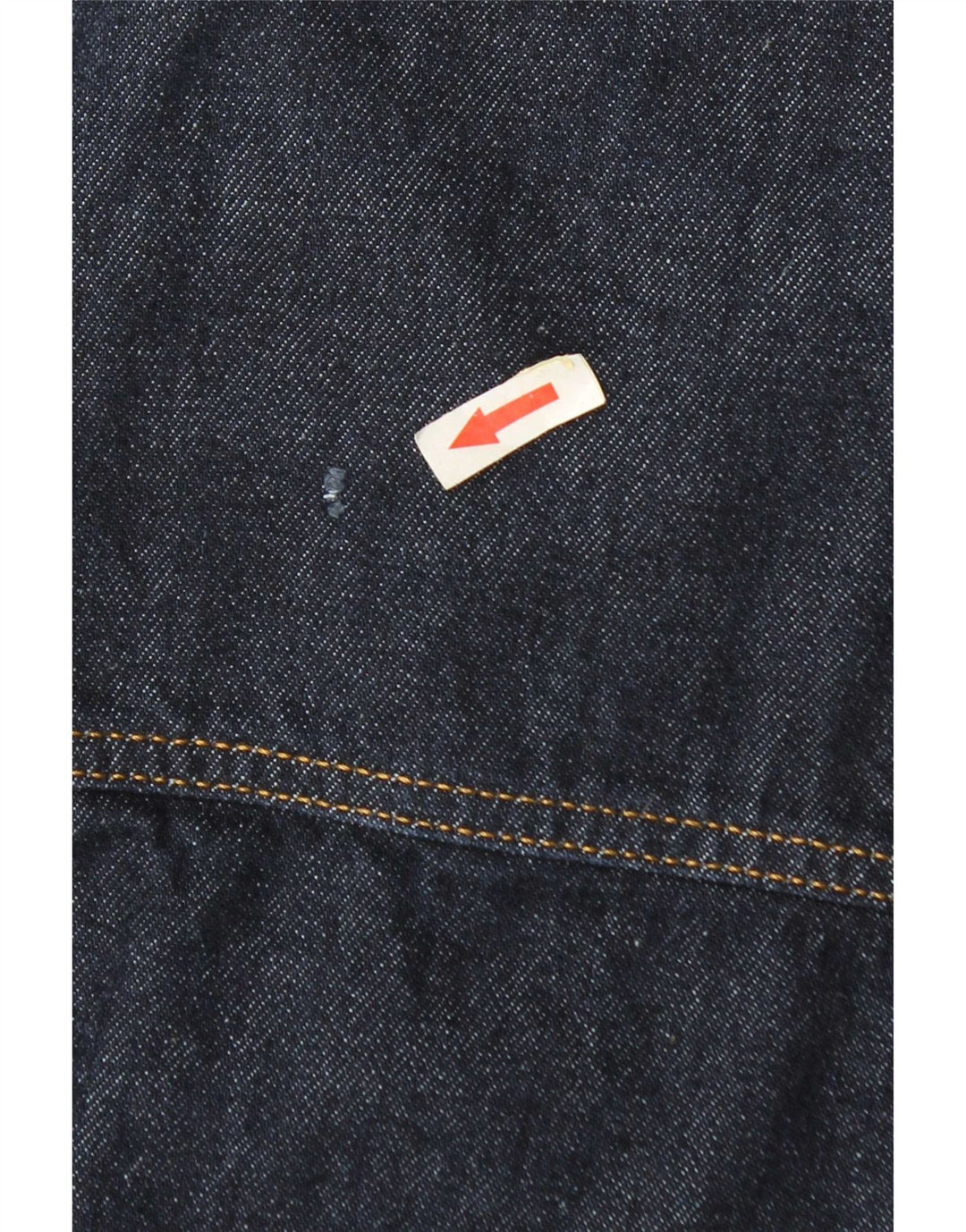 Giacca in denim da uomo Zara UK 42 XL poliestere blu navy