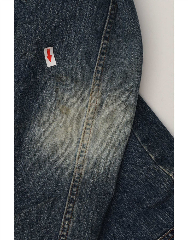 Giacca in denim Sherpa da donna Liu Jo UK 10 piccola in cotone blu