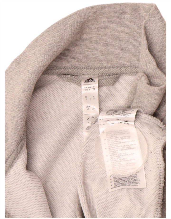 Giacca da tuta da uomo ADIDAS UK 44/46 grande cotone grigio