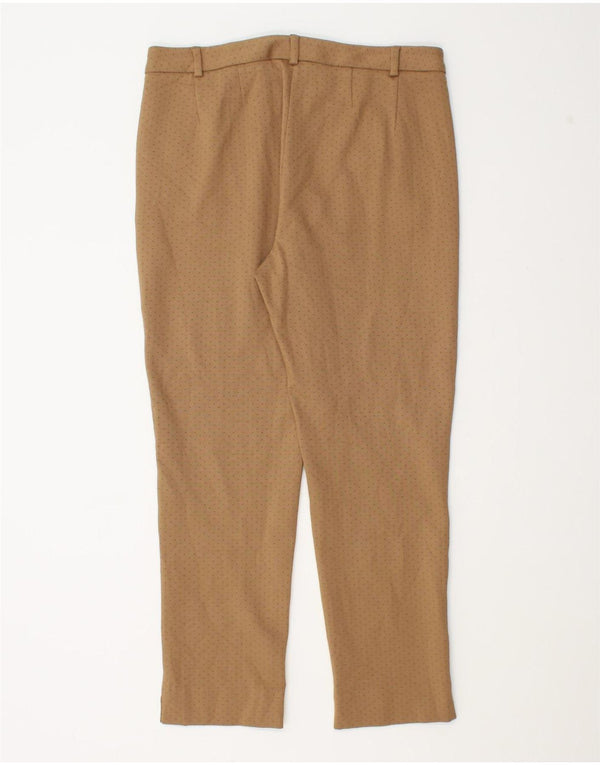 Pantaloni corti da donna Marks & Spencer UK 12 medi W32 L25 Beige maculato