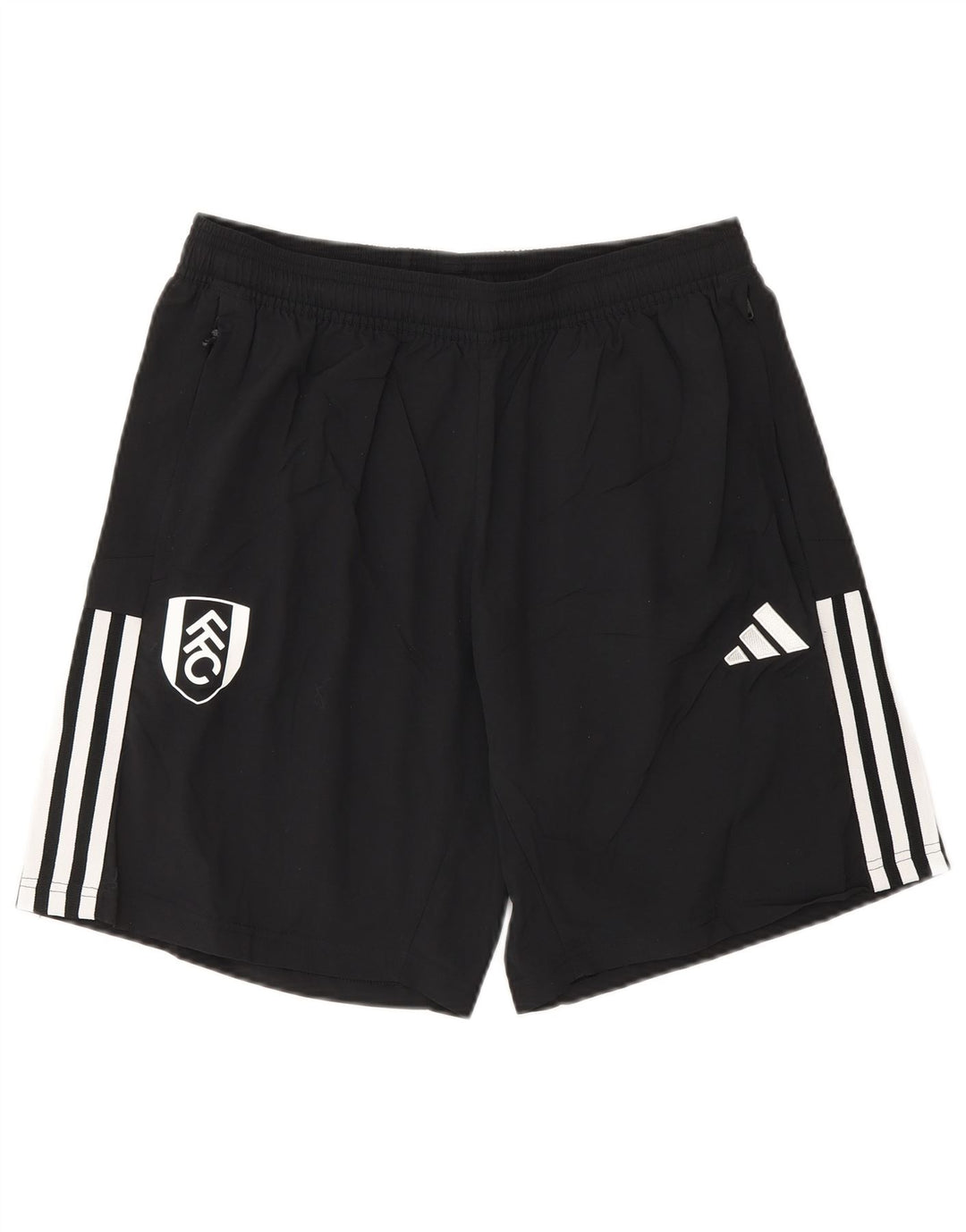 Pantaloncini sportivi Adidas da uomo con grafica media in poliestere nero