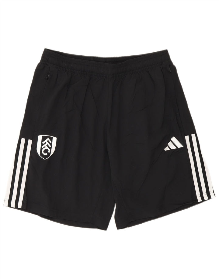 Pantaloncini sportivi Adidas da uomo con grafica media in poliestere nero