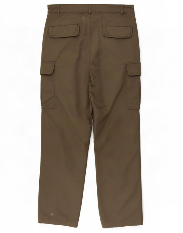 Pantaloni cargo dritti da uomo Superga IT 50 Large W34 L32 cotone kaki