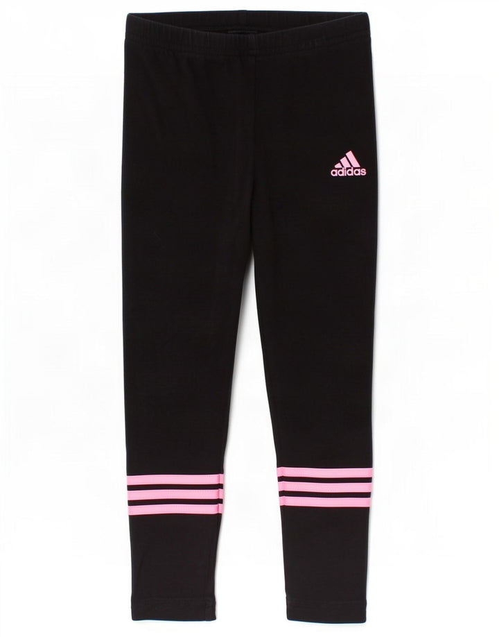 Leggings Adidas Bambina 3-4 Anni Neri