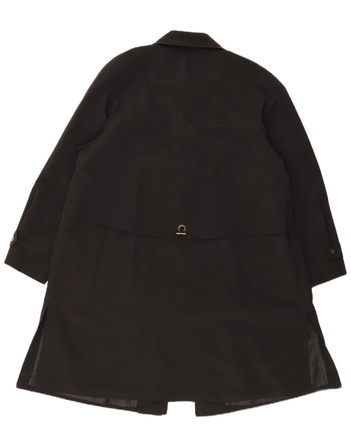 Cappotto da donna taglio ampio Hamells UK 12 medio nero poliestere classico