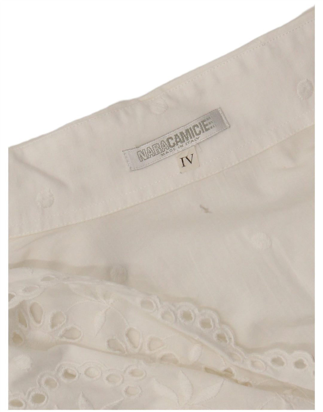 Naracamicie Camicetta a camicia senza maniche da donna UK 12 Medio Bianco