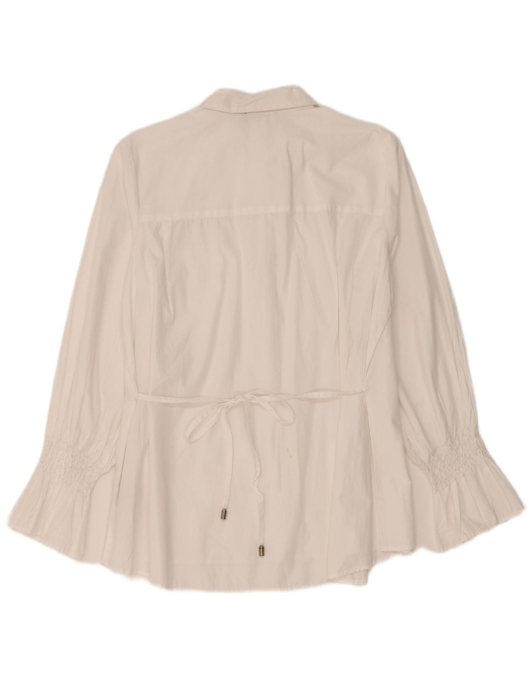 Marks & Spencer Camicia Autograph da donna Camicetta UK 12 Cotone bianco medio