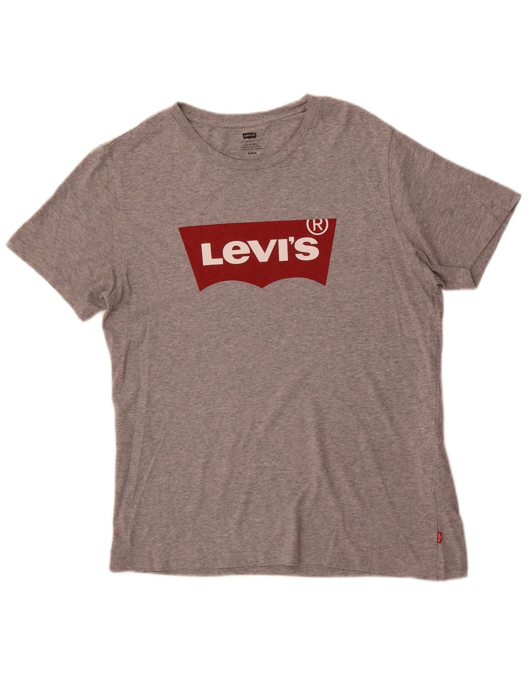 T-shirt grafica da uomo Levi's Top in cotone mélange grigio medio