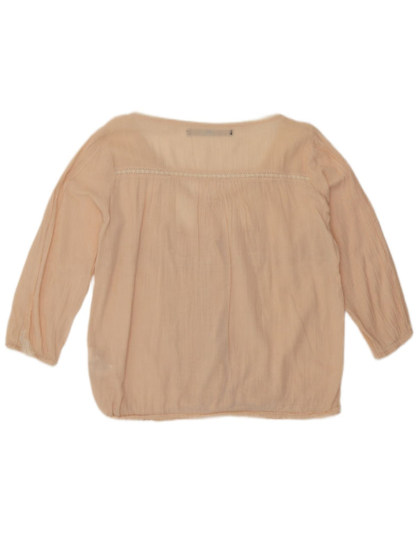 Camicetta da donna Zara UK 16 grande in cotone rosa