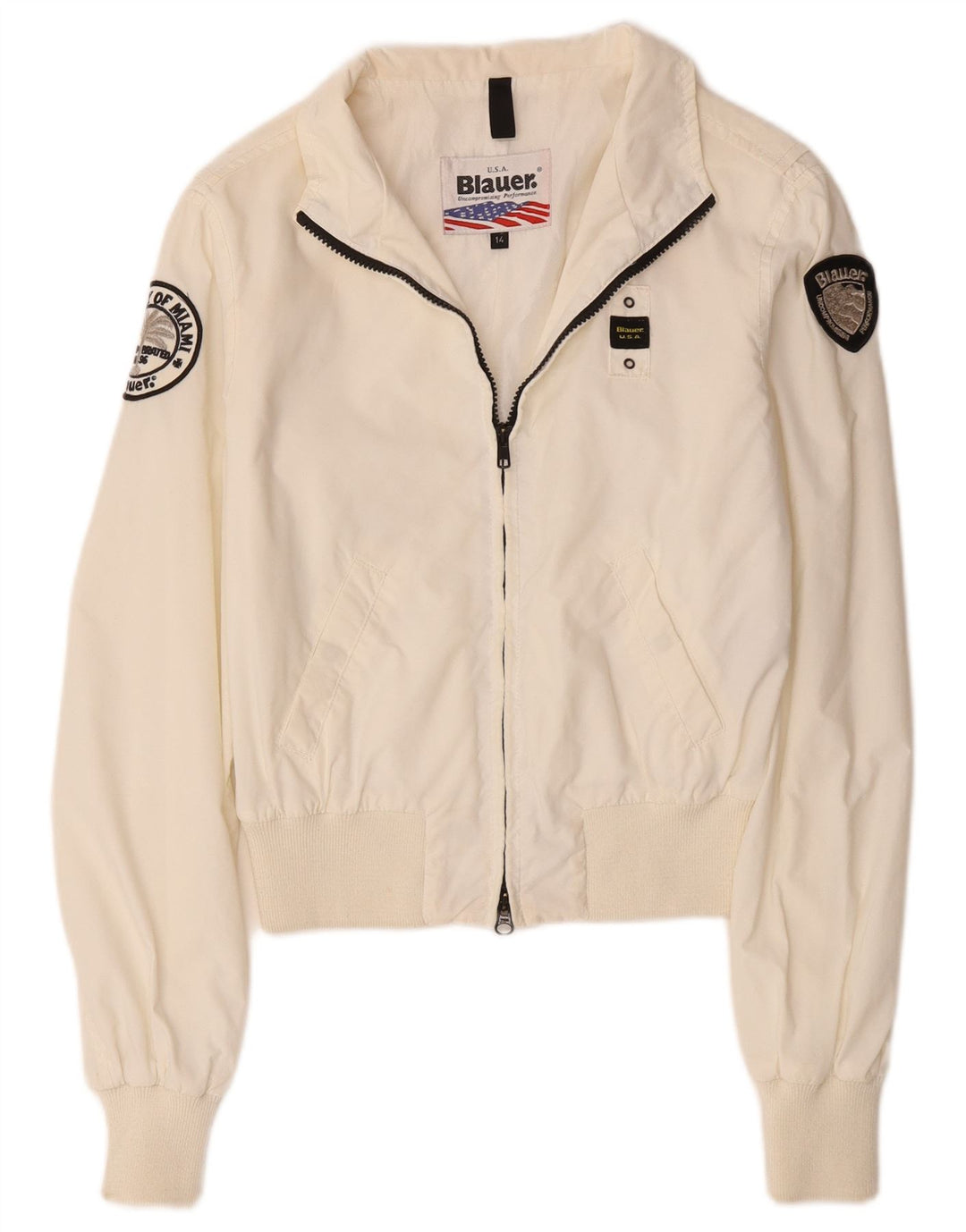 Giubbotto Bomber Blauer Bambino 13-14 Anni Bianco Poliammide