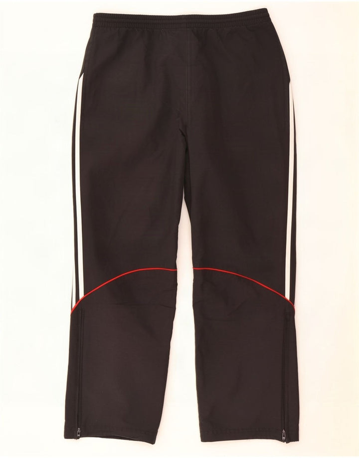 Pantaloni da tuta da uomo Adidas UK 40/42 Medium Nero Poliestere