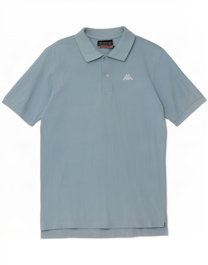 Polo Kappa Uomo Blu Medio in cotone
