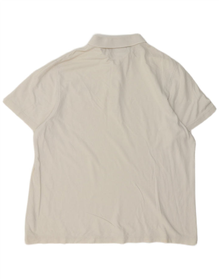 Polo da uomo LACOSTE taglia 8 3XL cotone bianco