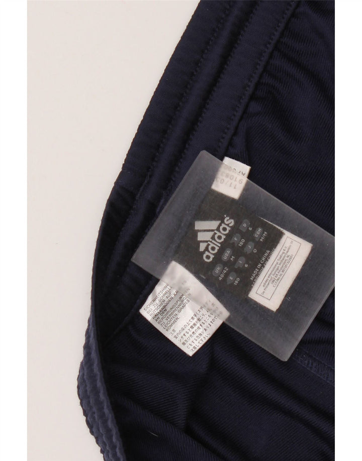 Pantaloni da tuta da uomo Adidas Joggers UK 40/44 Poliestere blu navy medio