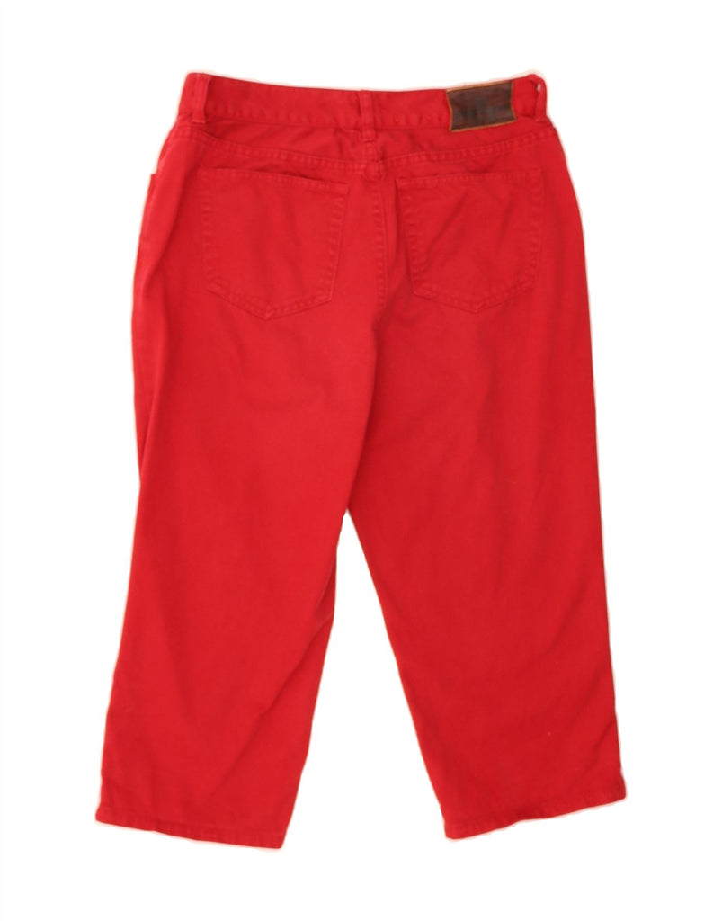 RALPH LAUREN Mens Petite Straight Capri Jeans US 6 Medium W30 L17 Red Vintage Ralph Lauren and Second-Hand Ralph Lauren from Messina Hembry 
