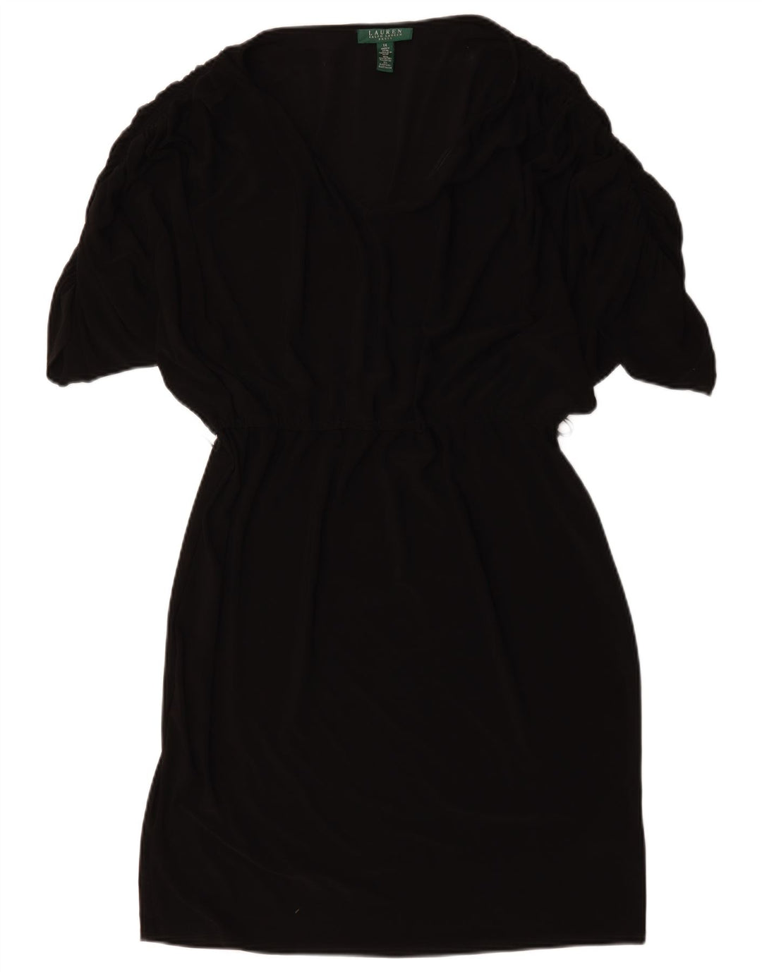 Abito tubino da donna Ralph Lauren US 14 XL poliestere nero