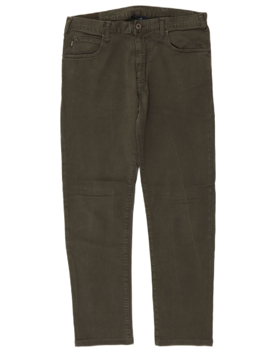 Jeans slim da uomo Armani W33 L28 cotone verde