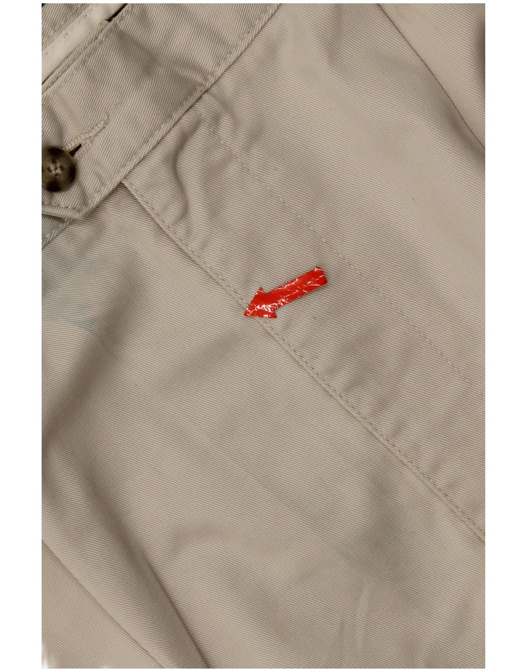 Pantaloncini chino con pegging da uomo Dockers W42 2XL cotone grigio
