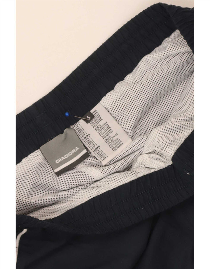 Pantaloni da tuta da uomo Diadora Small Blu Navy in poliestere