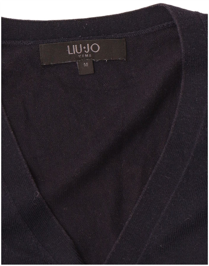 Maglione cardigan da uomo Liu Jo blu navy medio