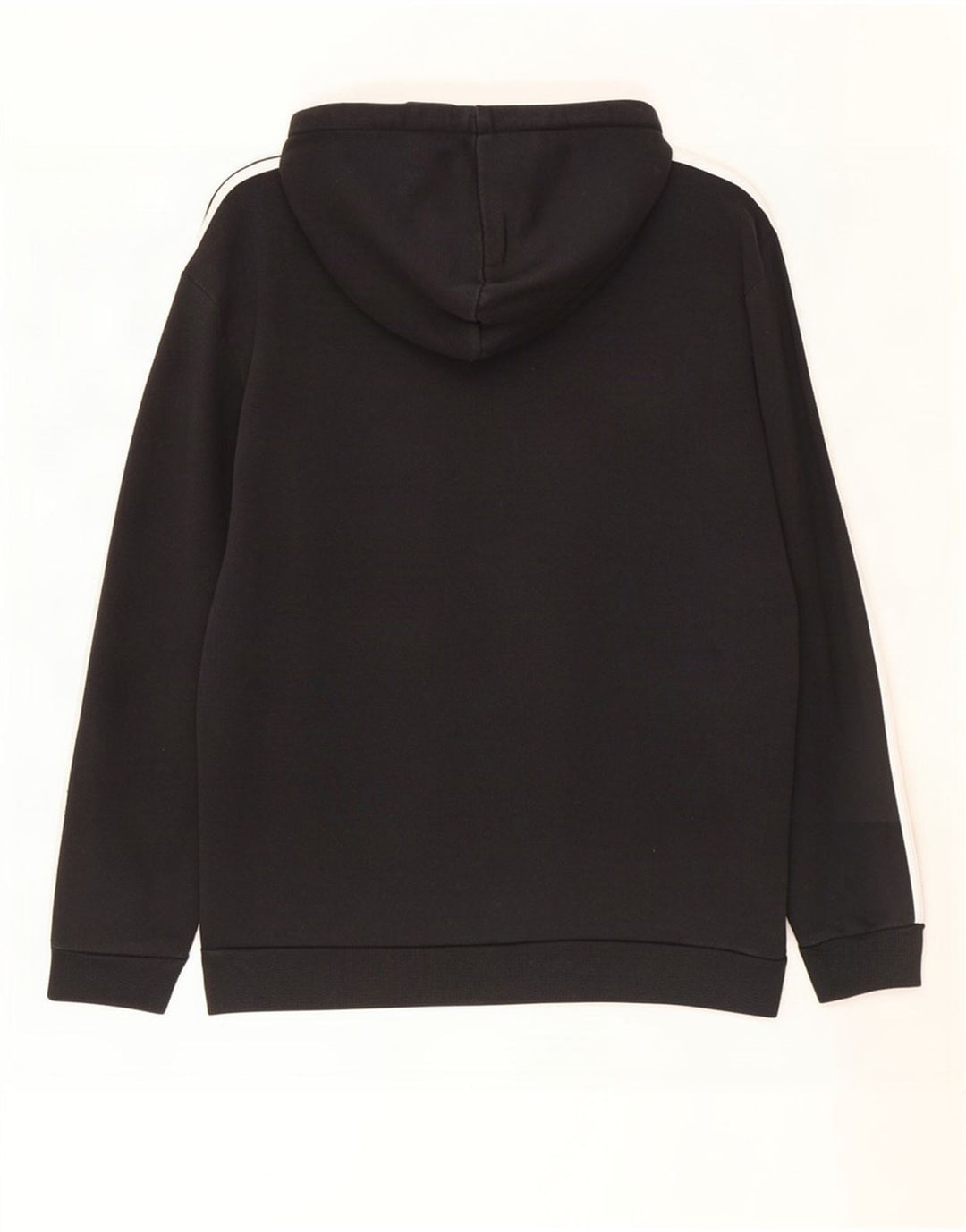 Felpa con cappuccio da uomo Adidas Large in cotone nero