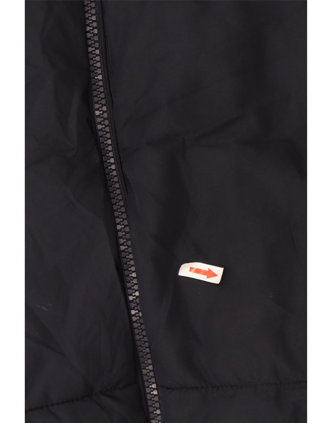 Giacca imbottita con cappuccio corta oversize da donna Zara UK 6 XS poliestere blu navy