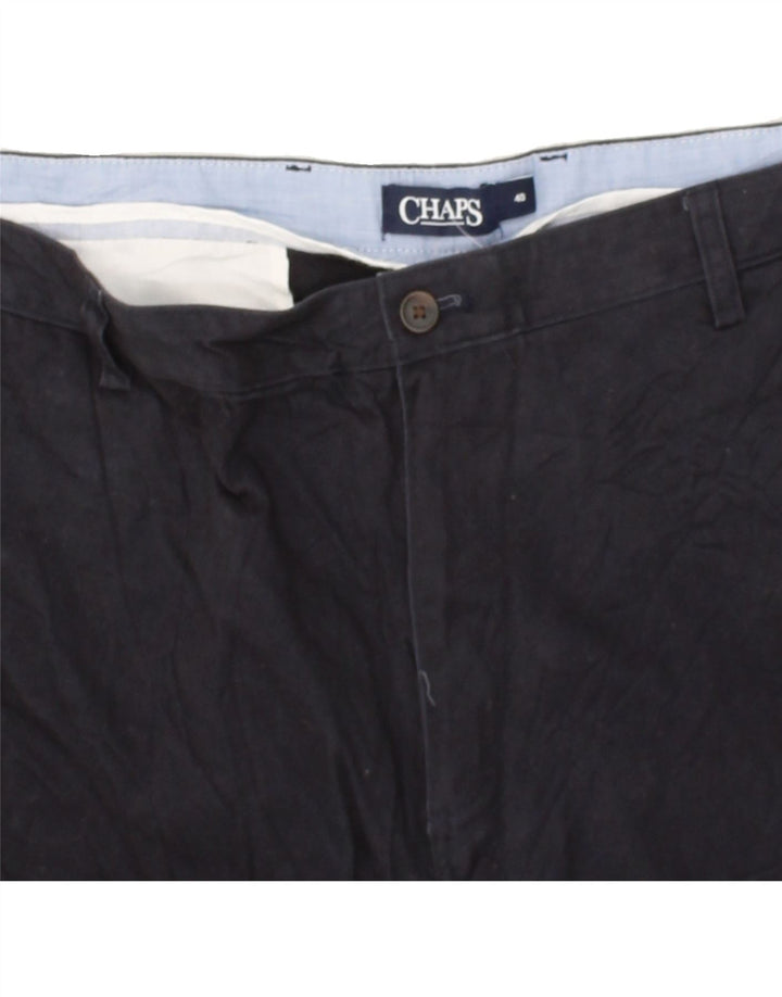 CHAPS Mens Chino Shorts W40 XL Navy Blue Cotton Vintage Chaps and Second-Hand Chaps from Messina Hembry 