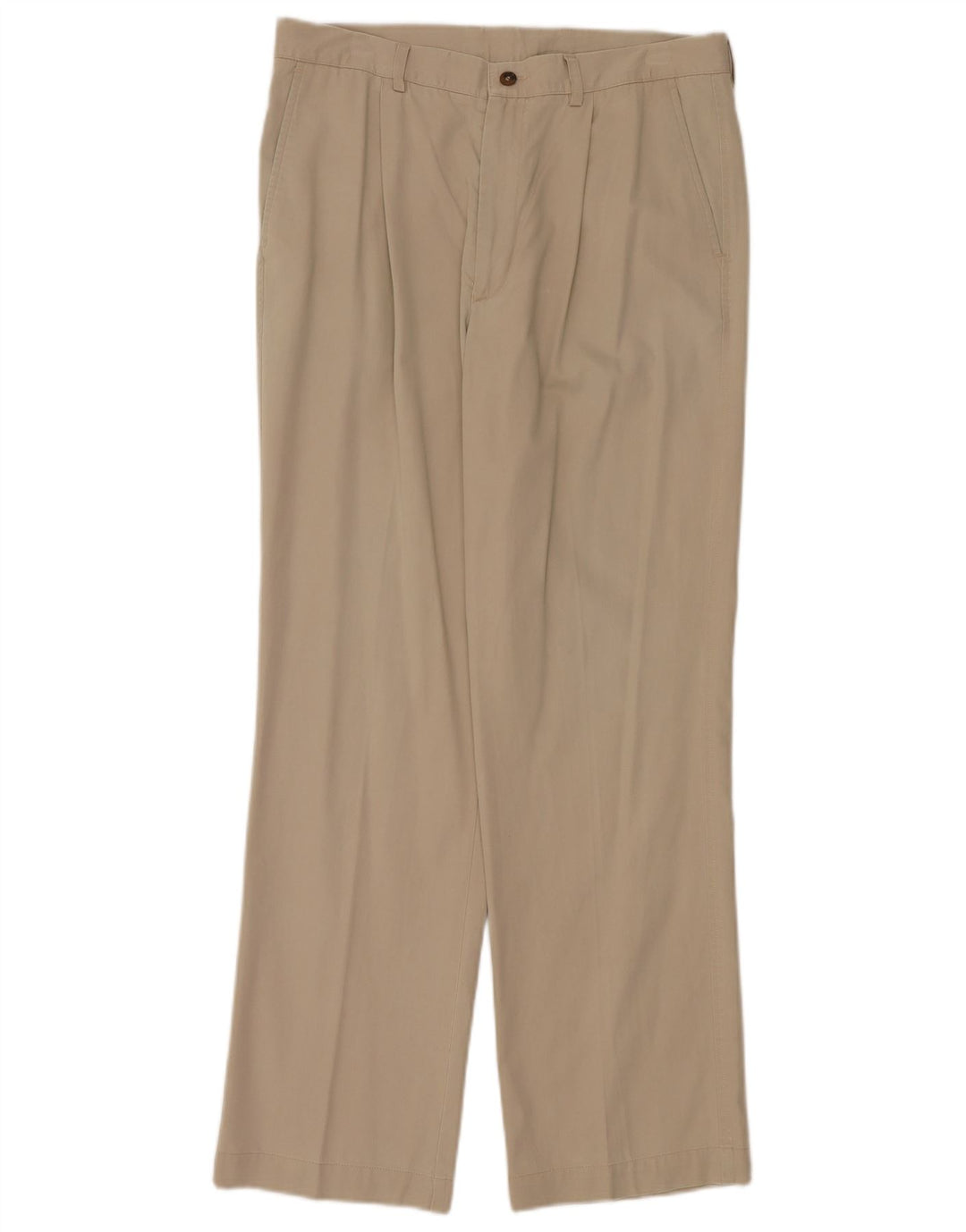 Pantaloni chino con pegging da uomo Marks & Spencer W34 L31 Lyocell beige