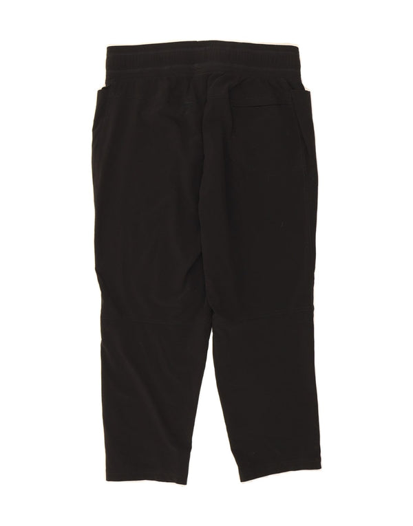 PRANA Womens Crop Tracksuit Trousers UK 10 Small Black