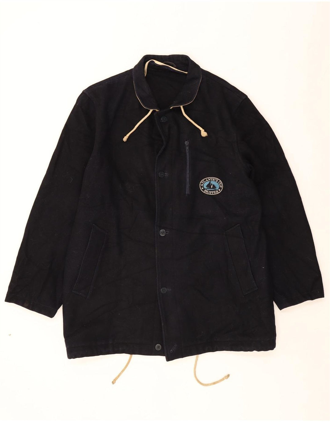 Cappotto vintage da uomo UK 38 medio nero