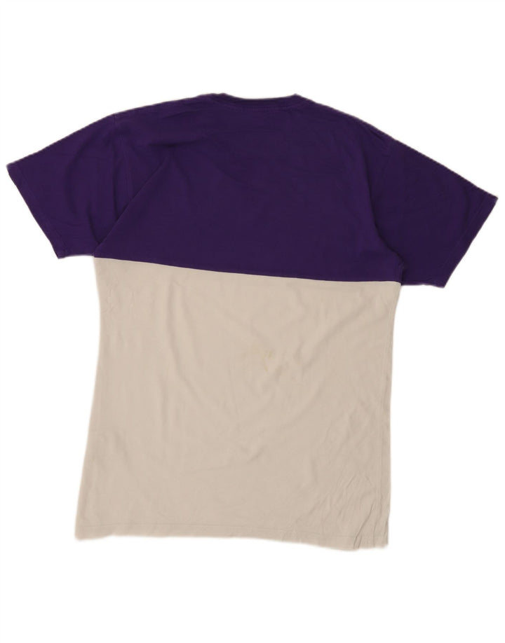 T-shirt da uomo Vans Classic Fit, maglietta in cotone color block bianco medio