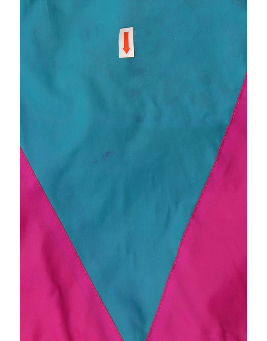 ETIREL Impermeabile oversize con cappuccio da donna UK 14 Rosa medio floreale anni '80