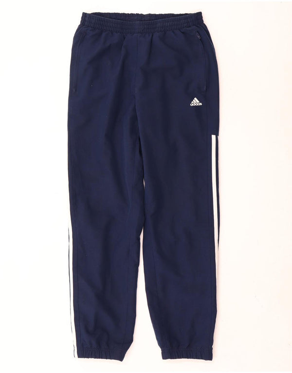 Pantaloni da tuta da donna Adidas Joggers UK 14 Medium Navy Blu Poliestere