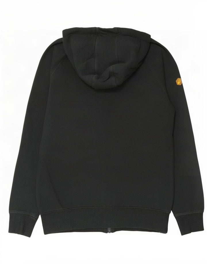 Maglione con cappuccio e zip da uomo Asics piccolo in cotone verde