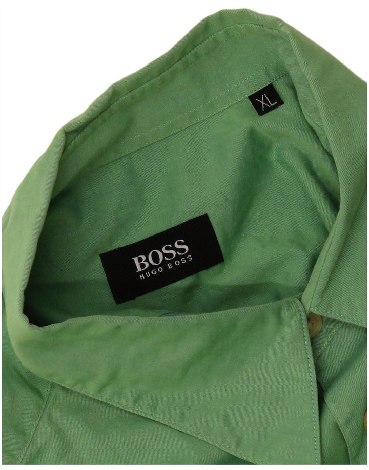 Camicia da uomo Hugo Boss XL verde