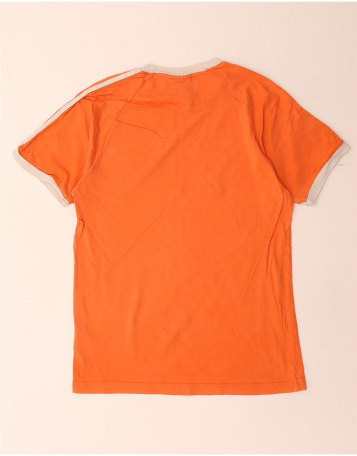 Maglietta Adidas da uomo Top Small in cotone arancione